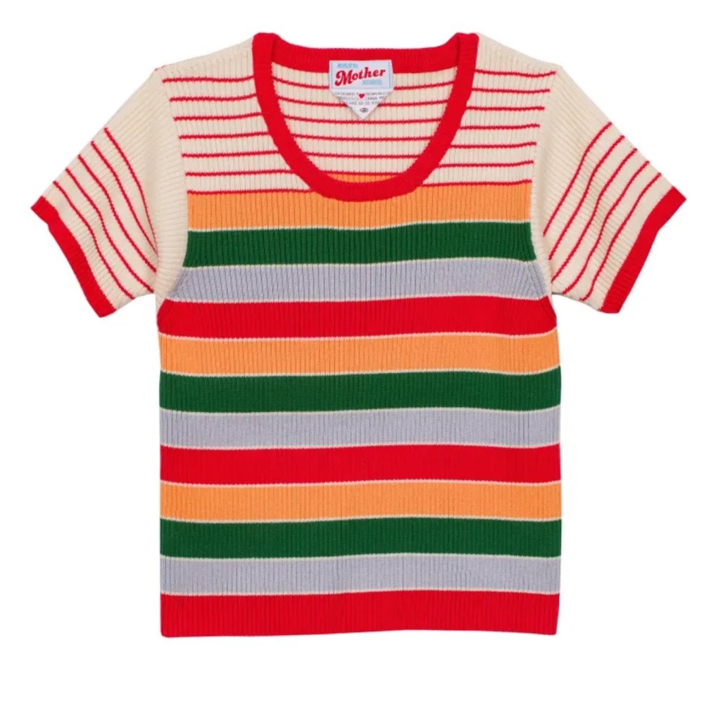 Mother Itty Bitty Scoop Neck Tee